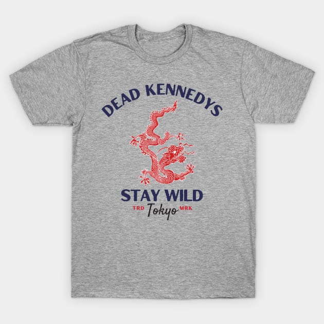 dead kennedys red dragon T-Shirt by Ollie_kota